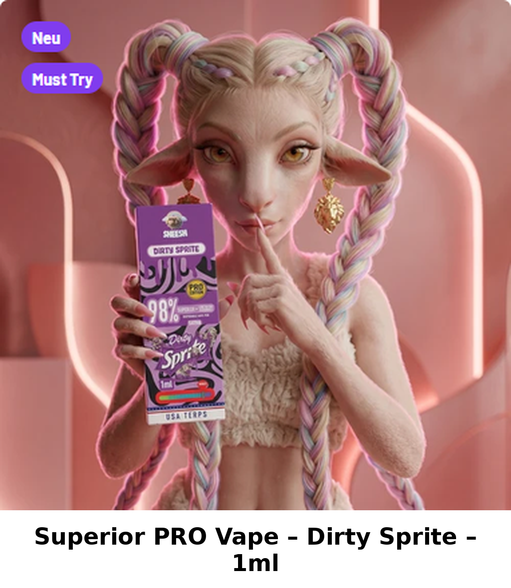 Sheesh 1ml Vape – Dirty Sprite
