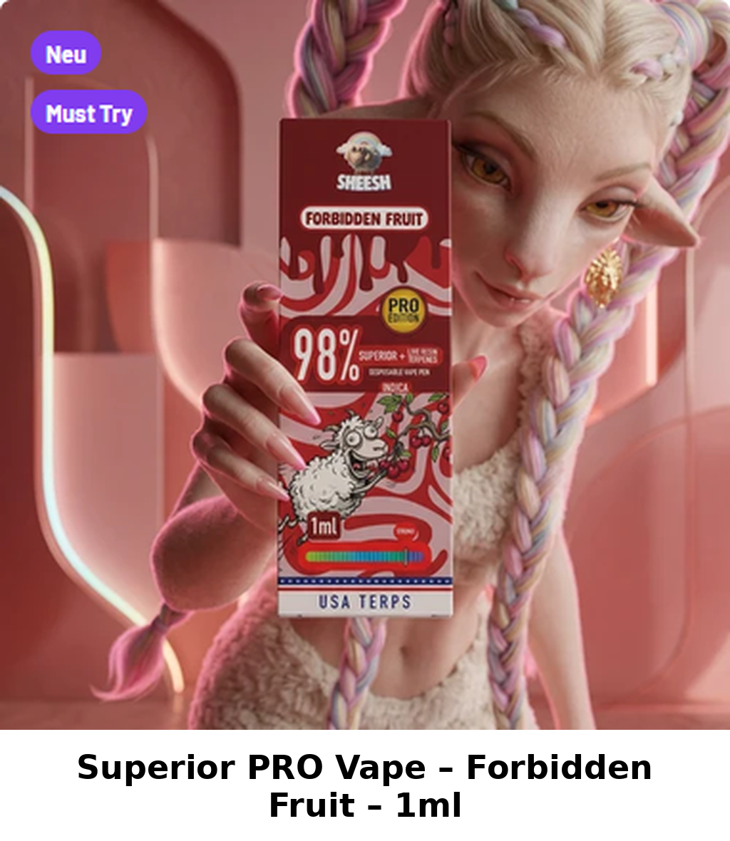 Sheesh 1ml Vape – Forbidden Fruit