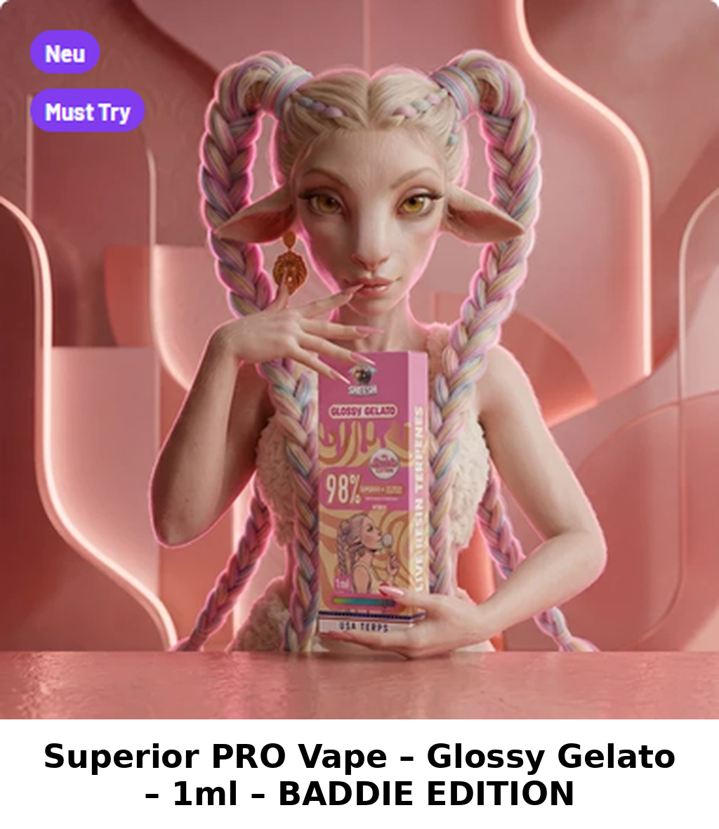 Sheesh 1ml Vape – Glossy Gelato