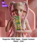 Sheesh 1ml Vape – Super Lemon Haze Pro