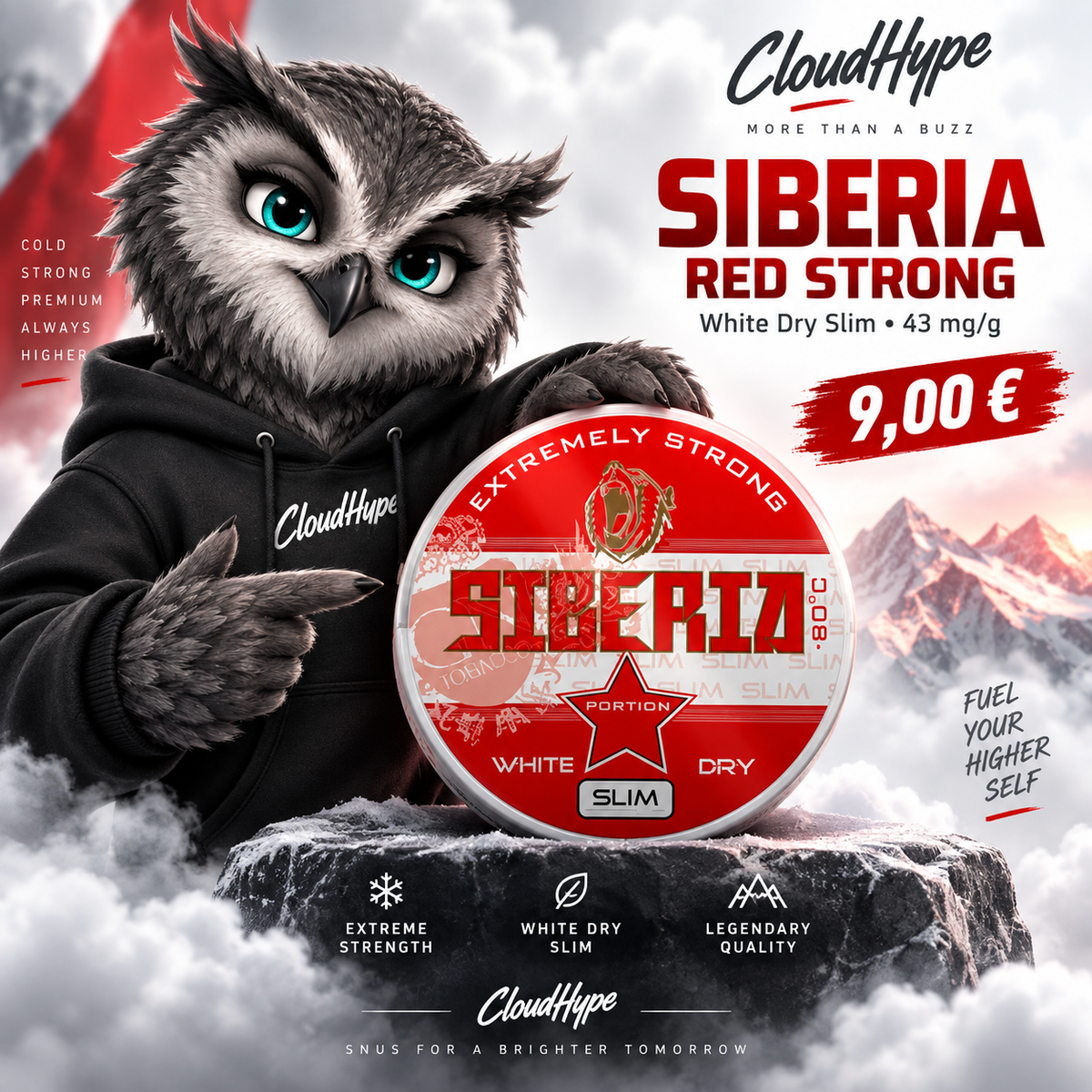 Siberia Red Strong White Dry Slim