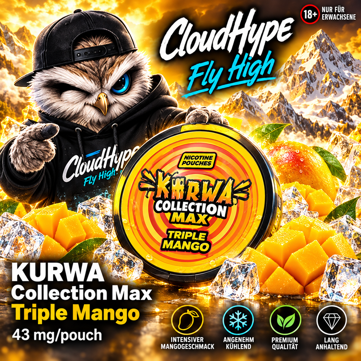 KURWA Collection Max Triple Mango