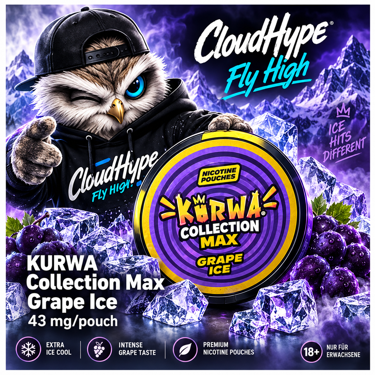 KURWA Collection Max Grape Ice