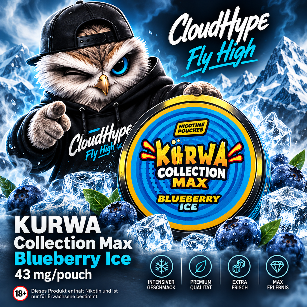 KURWA Collection Max Blueberry Ice