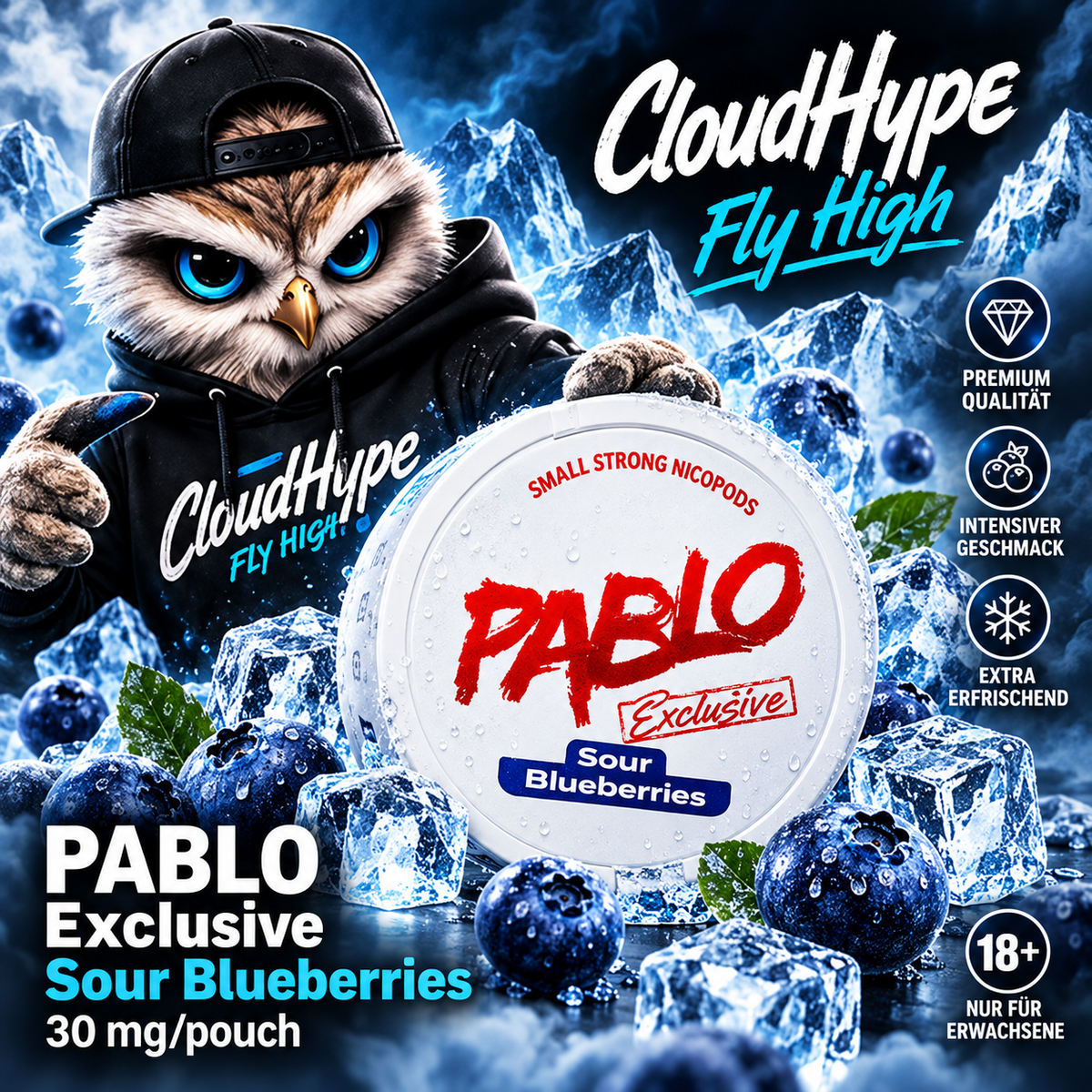 PABLO Exclusive Sour Blueberries