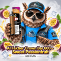 Al Fakher Crown Bar 600 - Sweet Passionfruit