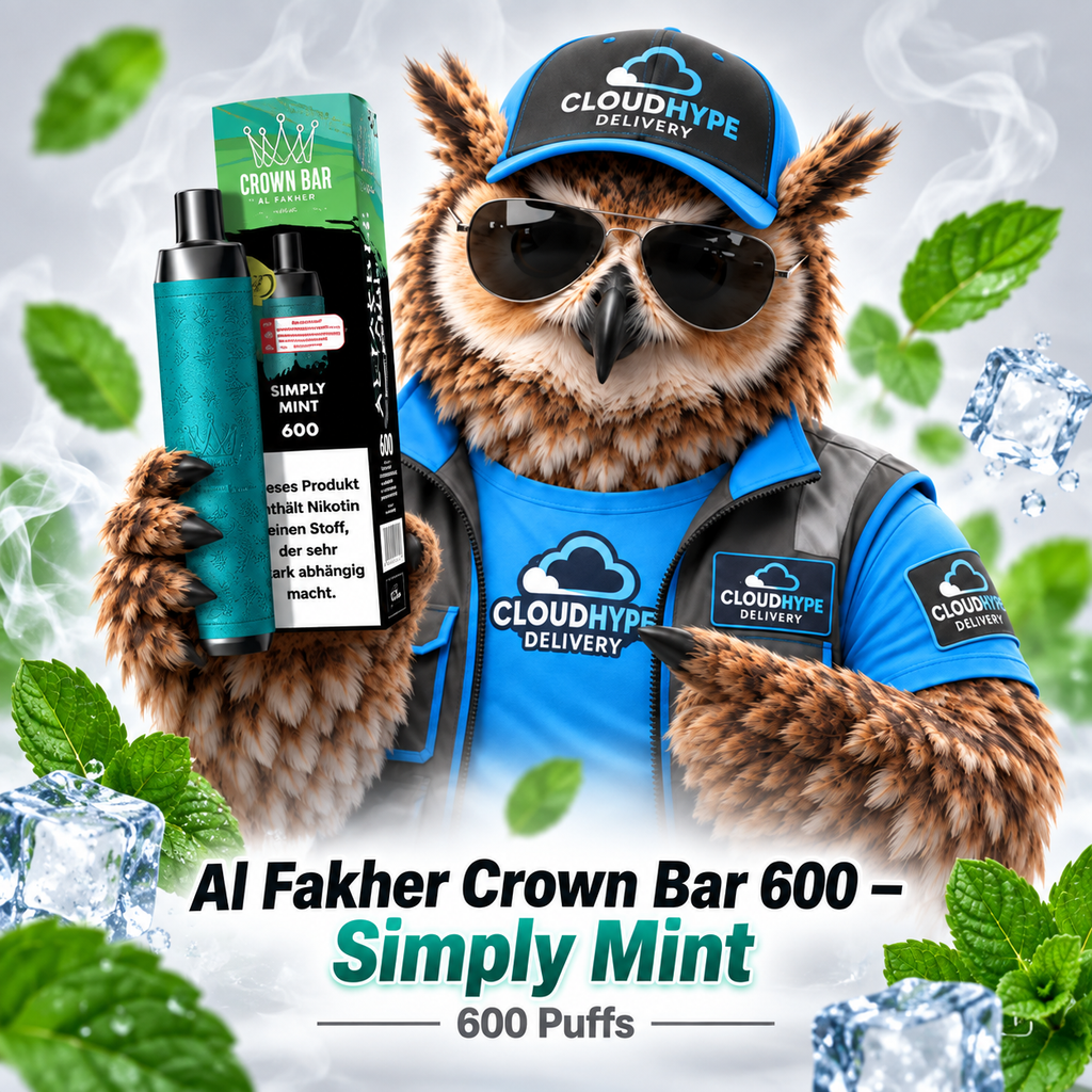 Al Fakher Crown Bar 600 - Simply Mint