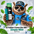 Al Fakher Crown Bar 600 - Simply Mint