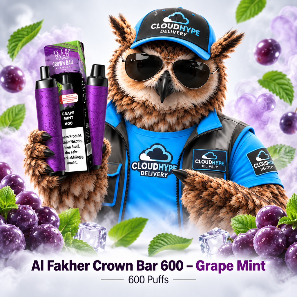 Al Fakher Crown Bar 600 - Grape Mint