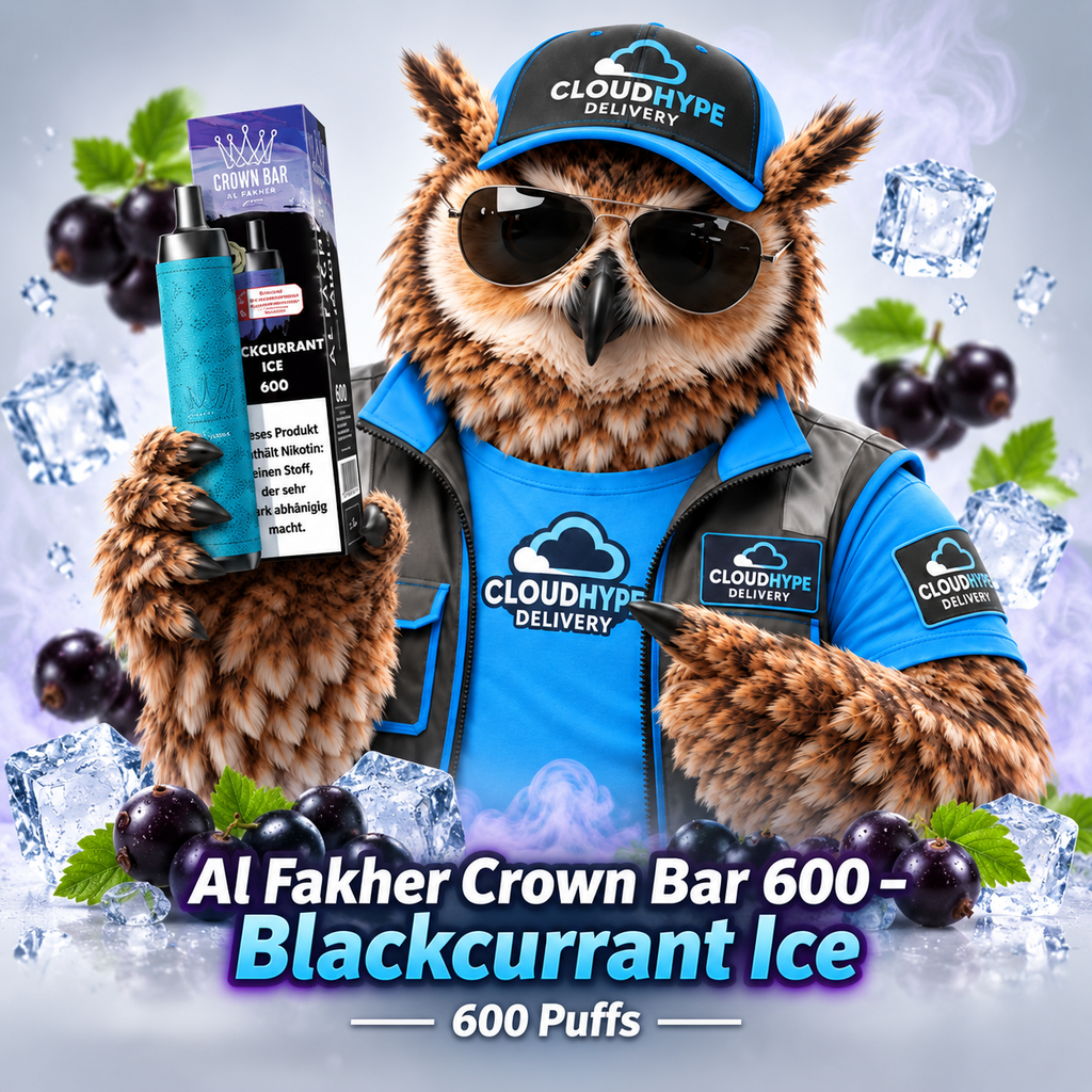 Al Fakher Crown Bar 600 - Blackcurrant Ice