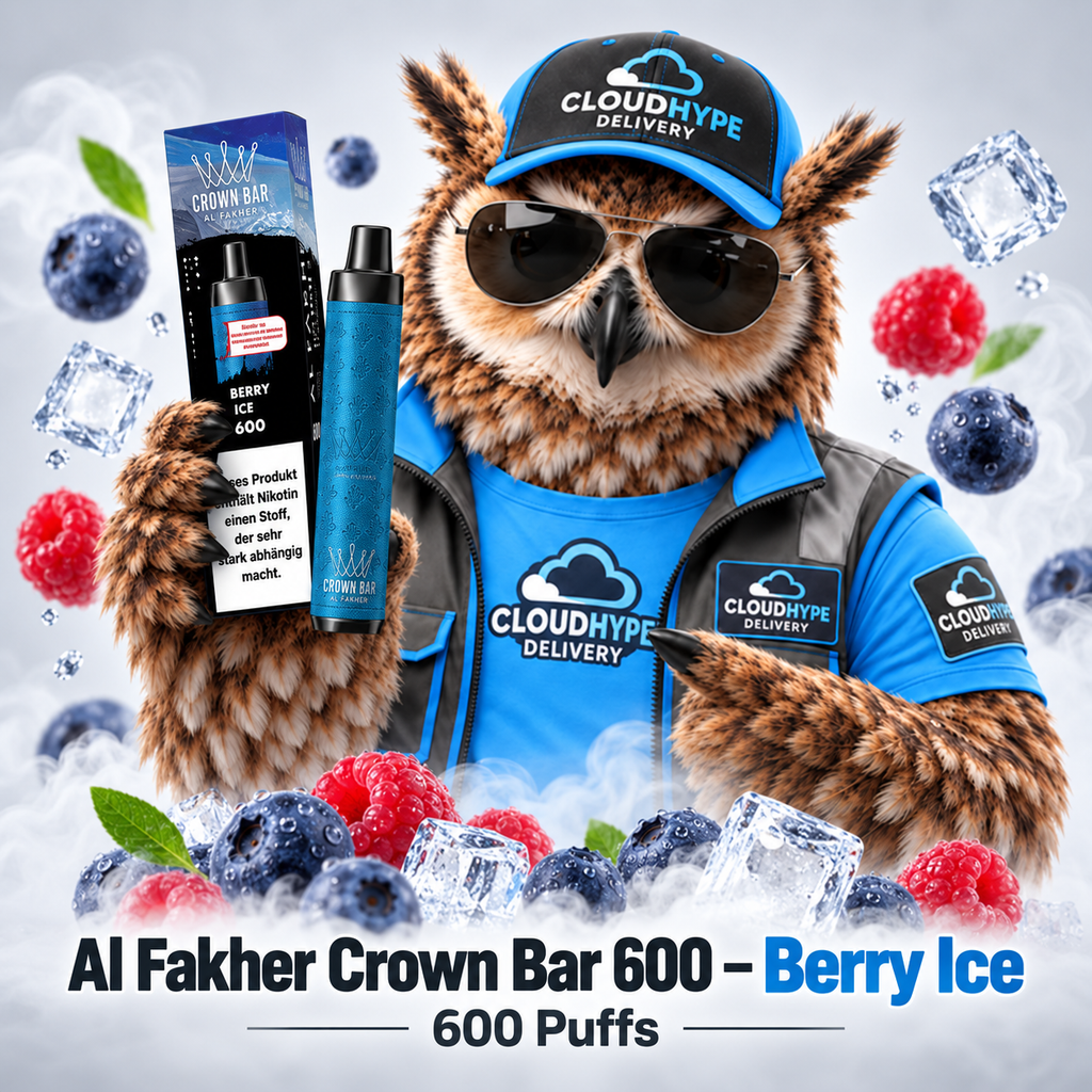 Al Fakher Crown Bar 600 - Berry Ice