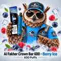 Al Fakher Crown Bar 600 - Berry Ice