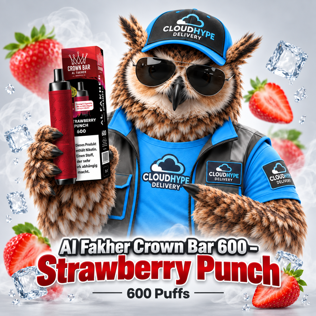 Al Fakher Crown Bar 600 - Strawberry Punch