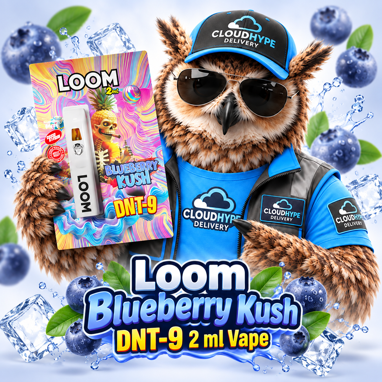 Loom Blueberry Kush DNT-9 2 ml Vape
