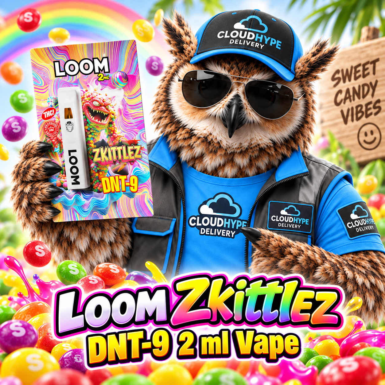 Loom Zkittlez DNT-9 2 ml Vape