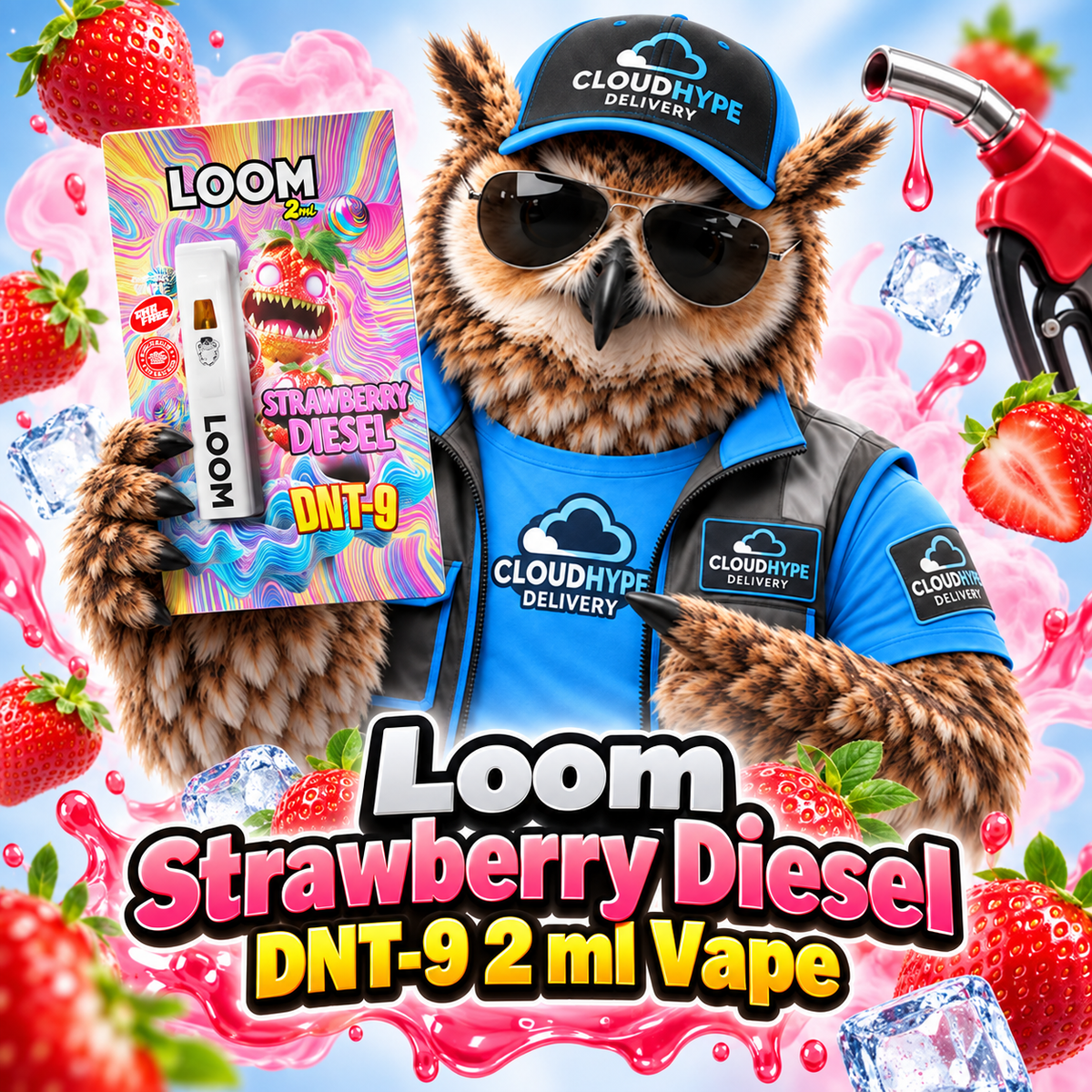 Loom Strawberry Diesel DNT-9 2 ml Vape