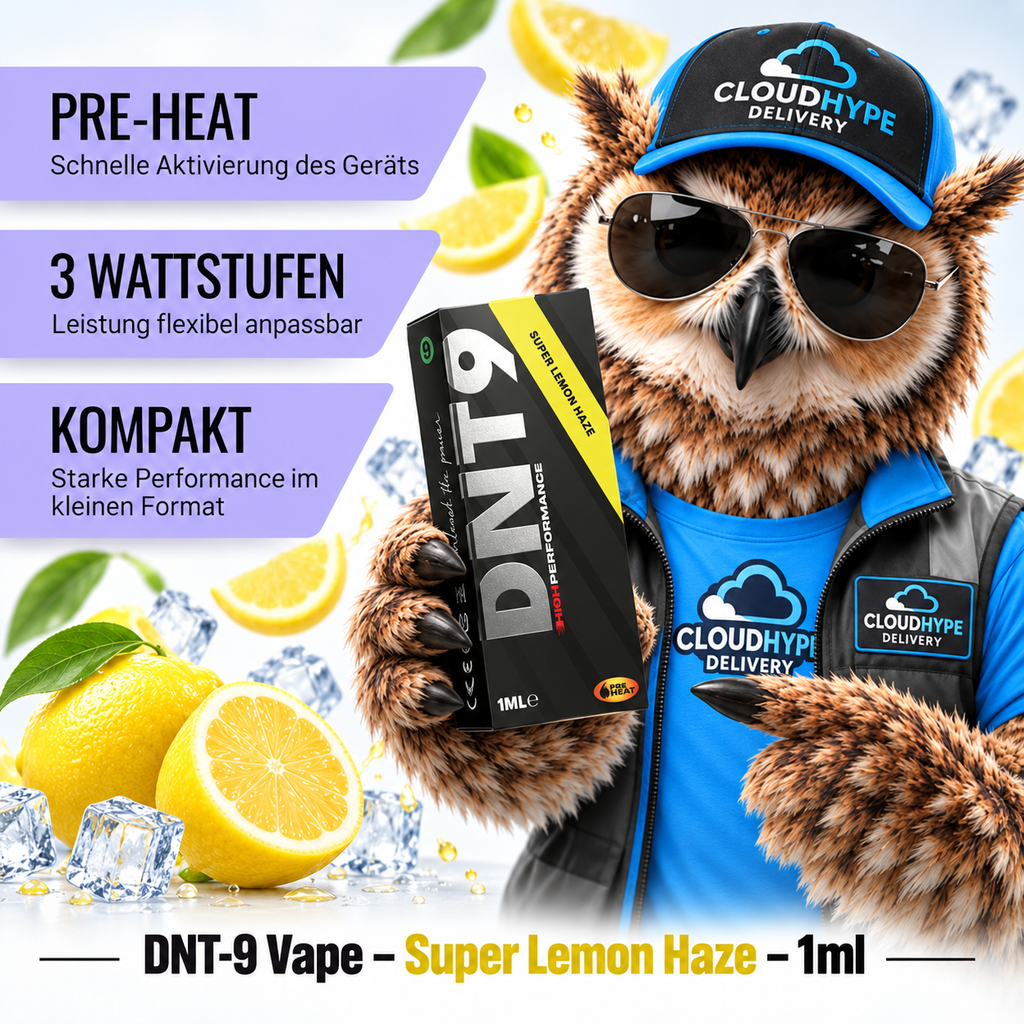 DNT-9 Vape – Super Lemon Haze – 1ml
