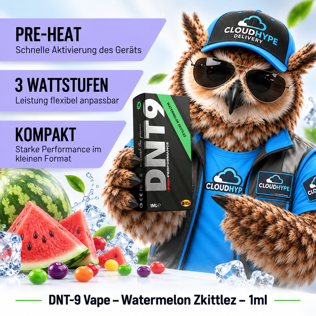 DNT-9 Vape – Watermelon Zkittlez – 1ml