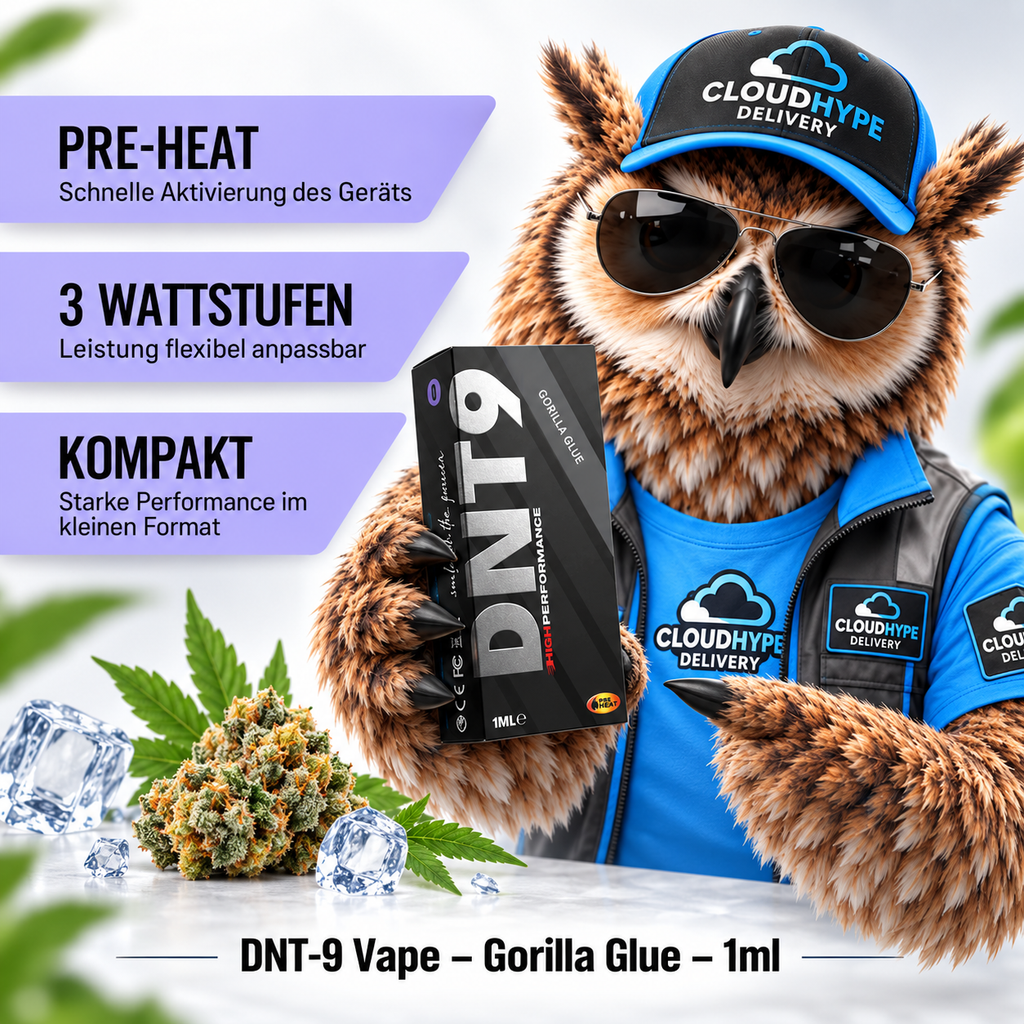 DNT-9 Vape – Gorilla Glue – 1ml