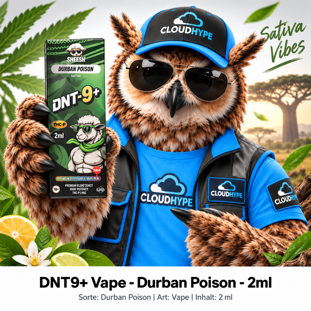 DNT-9+ Vape – Durban Poison – 2ml