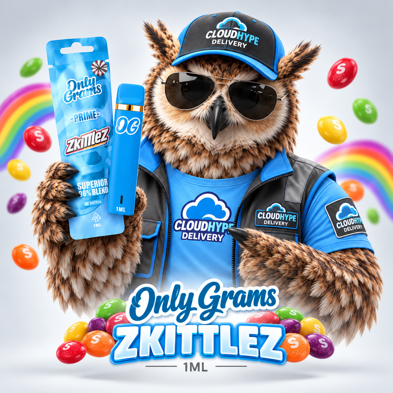 Only Grams Zkittelz 1ML