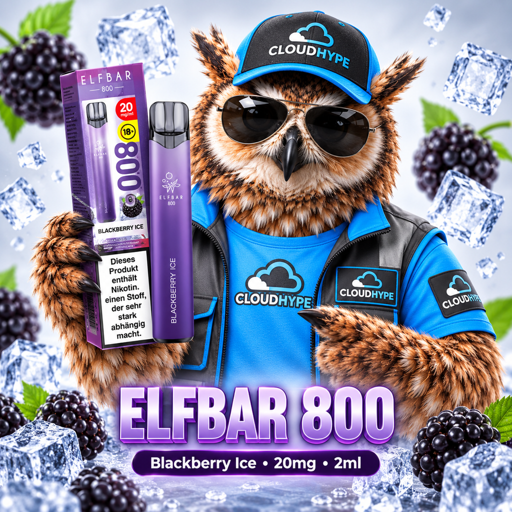 ELFBAR 800 – Blackberry Ice – 20mg