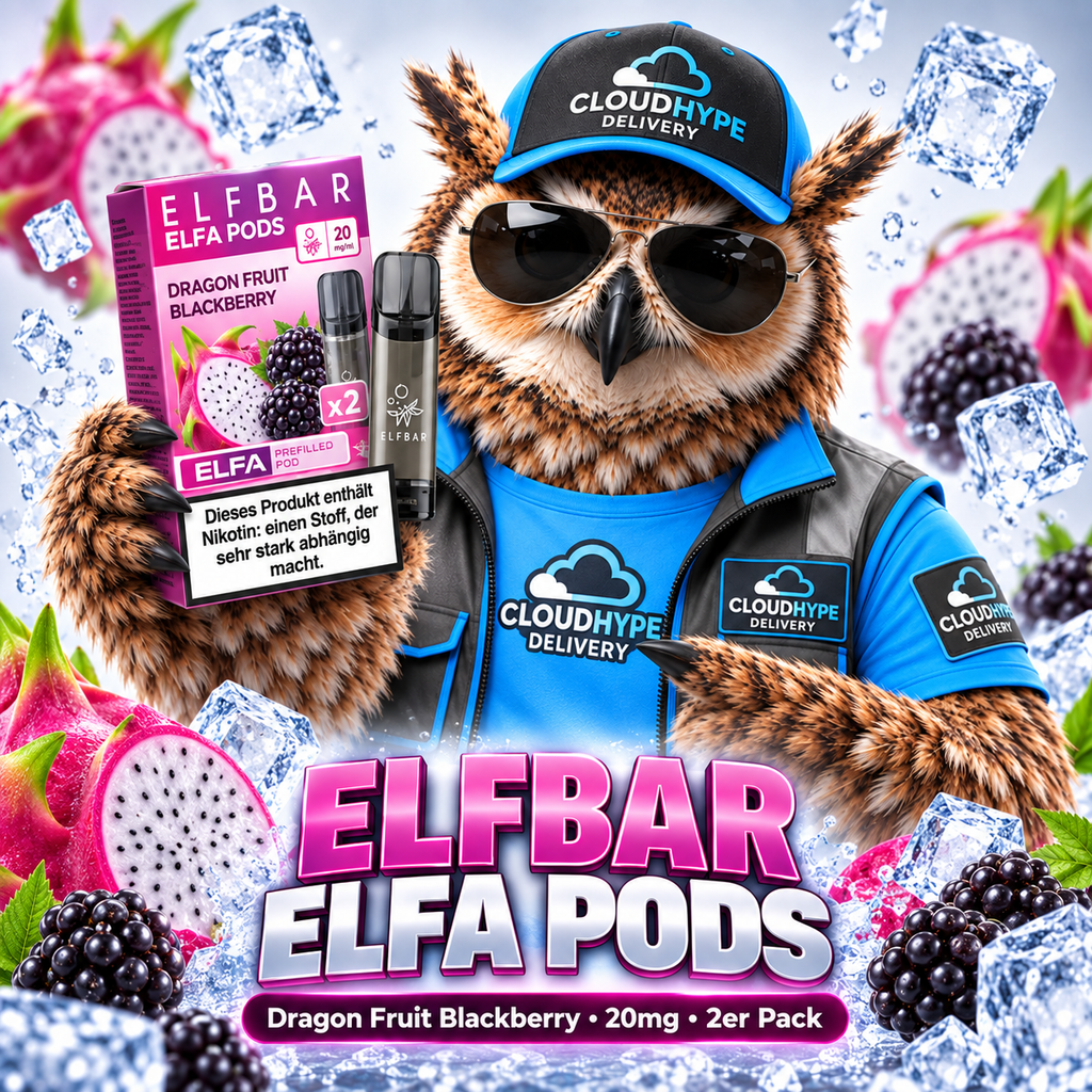 ELFBAR ELFA Pods – Dragon Fruit Blackberry – 20mg – 2er Pack