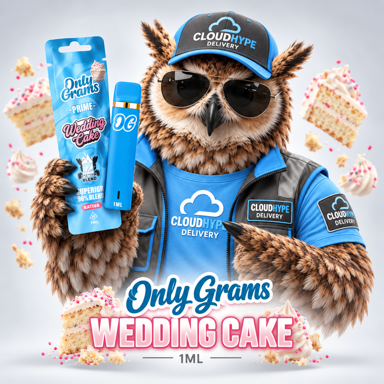 Only Grams Wedding Cake 1ML
