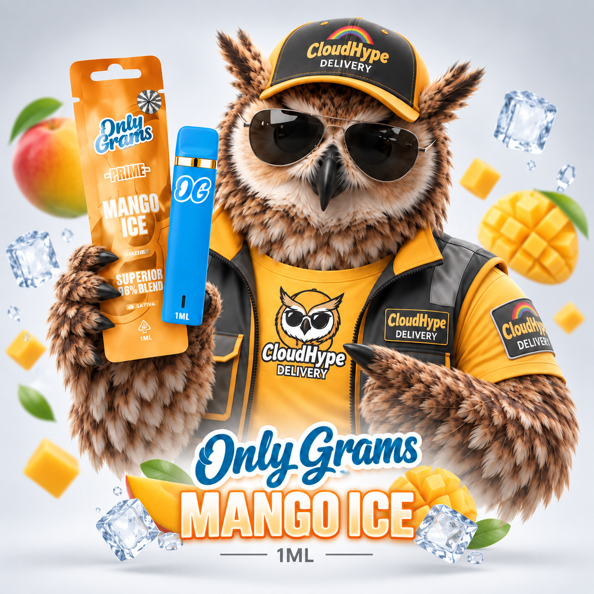 Only Grams Mango Ice 1ML